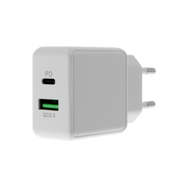 25W Insmat USB-A + USB-C kiirlaadija