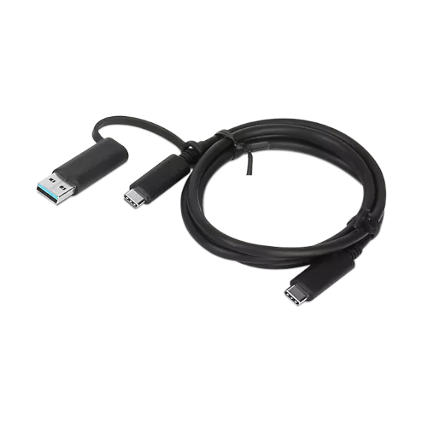 Refurbished USB-C / USB-A → USB-C kaabel 5A 1m