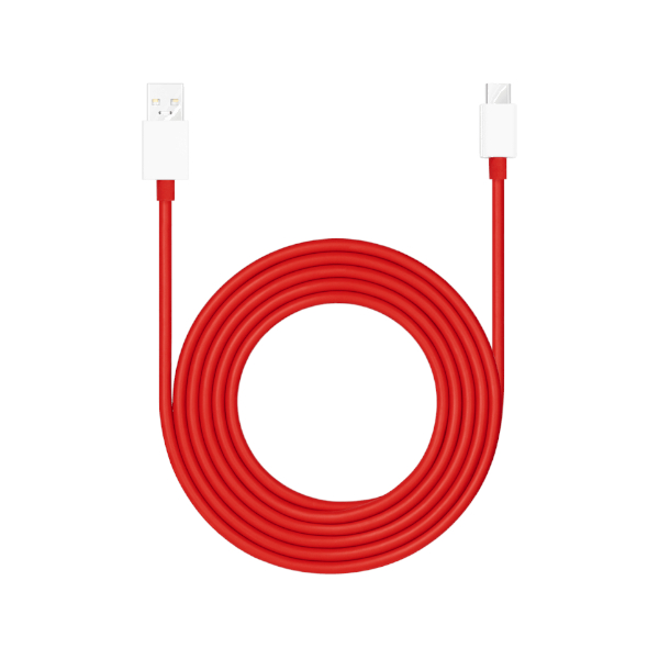 Punane USB-A → USB-C kaabel 1m