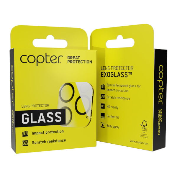 Copter Lens Protector Glass Apple iPhone 15 Pro/Pro Max kaamerate kaitseklaasid